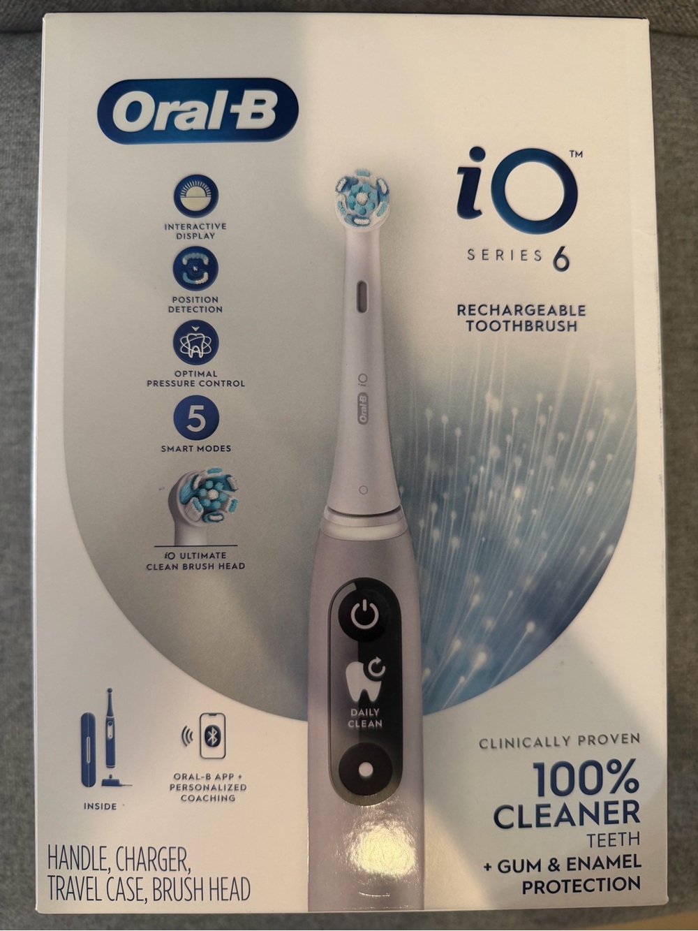 Oral-B iO Series 6 Electric Toothbrush - Grey Opal